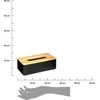 Five S Smart Tissue Box juodas ir bambukas