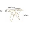 5five Simply Smart Džiovykla skalbiniams sulankstoma ABS/PVC 138x51x90 cm 5Five 157389