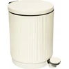 5five Simply Smart Šiukšliadėžė metalinė 5 l 27x20,5x28 cm kreminės spalvos Onyx 5Five 200173A