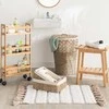 5five Simply Smart BAMBOO vonios taburetė su lentyna priedams