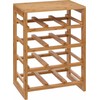 5five Simply Smart Bamboo Bambukinė vyno lentyna, 12 butelių, 47 cm