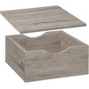 5five Simply Smart Rašomasis staliukas su stalčiumi, 31x31x16 cm, pilka spalva