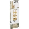 5five Simply Smart Bamboo Siauras vonios stovas ant ratukų, bambukas, 4 lygiai