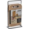5five Simply Smart Lentelės pjaustymo 4 vnt 14x22 cm bambukinės su stovu 151417 5five