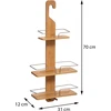 5five Simply Smart Bamboo Vonios lentyna NIV, 70 cm, bambukinė