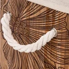5five Simply Smart BAMBOO skalbinių krepšelis su gėlių motyvu, 60 l