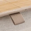 5five Simply Smart BAMBOO skalbinių krepšelis su gėlių motyvu, 60 l