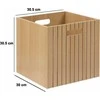 5five Simply Smart MDF krepšelis su rankenomis TASSO, 31 x 31 cm