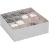 5five Simply Smart Stalčių organizatorius DRESSY, 16 skyrių, 31 x 31 cm