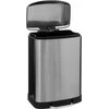 5five Simply Smart Steel Erdvi šiukšliadėžė, nerūdijančio plieno, 50 l
