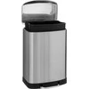 5five Simply Smart Steel Erdvi šiukšliadėžė, nerūdijančio plieno, 50 l