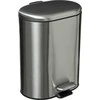 5five Simply Smart Šiukšlių dėžė su SILIFLEX pedalu, 6 l, inox
