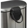 5five Simply Smart Šiukšlių dėžė su SILIFLEX pedalu, 6 l, inox