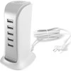 Dudao A5EU 5x USB įkroviklis + maitinimo laidas (baltas)