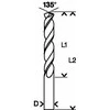 Bosch HSS-Co grąžtas metalui 6,0mm, 1 vnt.