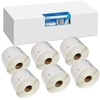 6x G&G etiketės 32 mm x 57 mm, spausdinimui ant Dymo 11354/ s0722540