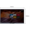 Metz 75KD1 interaktyvus monitorius 75 coliai 4K jutiklinis DLED Wi-Fi6 LAN 8GB/128GB 24/7 Android 11 su sieniniu laikikliu
