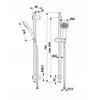 841-371-00 / KFA / SPARC / PILNAS stumdomas DUŠAS, CHROME /