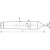 8711-4 PZKA-B fiksuotas TEKIMO PEILIS