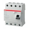 ABB Diferencialinis automatinis jungiklis 4P 63A 30mA AC momentinis FH204 AC-63/0.03 2CSF204002R1630