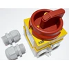 ABB Jungiklis korpuse 2P 400V AC22 20A korpuse IP67 plastikinė rankenėlė geltonai raudona ONE20M2Y 1SCA135533R1001