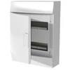 ABB Mistral41W 2x12 24M IP41 63A paviršinio montavimo modulinis paskirstymo skydas II klasės pilnų durelių N+PE varžtas 41P12X31A 1SLM004102A3105