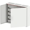 ABB Modulinė skirstomoji spintelė, plieninė, 4 eilių, IP44, 125A, II klasė, 650x800x160mm, pilnų durelių, CA34V, 2CPX052190R9999