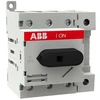 ABB Modulinis jungiklio skyriklis, baltas 4P 63A, be veleno ir rankenos, gnybtų dangtelis IP20, DIN bėgelis OT63ML4 1SCA022530R640