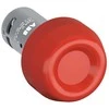 ABB Kompaktiškas, tvirtas, 22 mm raudonas mygtukas CP6-10R-11 1SFA619105R1071