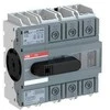 ABB Maitinimo jungiklis 3P 160A AC23 45kW 415V IP20 gnybtų dangtelis/montuojamas ant DIN bėgelio OT160G03K 1SCA138208R1001