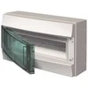 ABB Hermetiškas virštinkinis modulinis paskirstymo skydas Mistral65 1x8 18M IP65 125A II klasės permatomos durys H65P18X120750 1SLM006500A2213