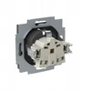 ABB Schuko lizdas su sklendėmis ZONI matinės juodos spalvos 6620T-A07657 237 2CHT207657A4237
