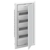 ABB UK600 4x12 48M IP30 63A įleidžiamas modulinis paskirstymo skydas, II klasė, plieninės durys, N+PE varžtai. UK648E3 2CPX077843R9999