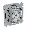 ABB vieno spaudimo mygtukas su N bėgeliu ZONI matinės juodos spalvos 3559T-A91345 237W 2CHT599135A6237