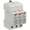 ABB Viršįtampių ribotuvas C tipo T2, skirtas PV įrenginių apsaugai 1000 V In = 40 kA PV OVR PV T2 40–1000 2CTB802400R1000