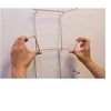 Pirštinių lentynėlė, ABENA Flexi rack, 12,5 cm x 260 x 630 mm, sidabrinė, nerūdijančio plieno, 3 dėžėms, reguliuojamo dydžio