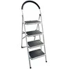 Haushalt 4 STEP STEEL LADDER BL-C104 Baltas