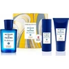 Set Acqua di Parma: Blu Mediterraneo Arancia di Capri Eau De Toilette Unisex, 75 ml + Blu Mediterraneo Arancia di Capri Losjonas kūnui All Over The Body, 50 ml + Blu Mediterraneo Arancia di Capri Cleansing Dušo želė For All Skin Types, 40 ml