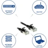 Act ACT Juodas 2 meter LSZH U/FTP CAT6A datacenter slimline patch cable snagless with RJ45 connectors (DC7902)