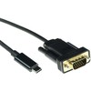 Adapteris AV Act ACT USB Type C to VGA conversion cable, 2 meter USB3.1 CM - VGA M 1080P60 2M (SB0032)