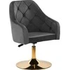 Activeshop Pasukamas fotelis 4Rico QS-BL14G Velvet Pilkas