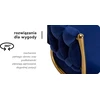 Activeshop Biuro kėdė su ratukais 4Rico QS-GW01G Velvet Mėlyna