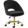 Fotelis Activeshop Biuro kėdė su ratukais 4Rico QS-MF18G Velvet Juodas