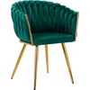 Activeshop Fotelis 4Rico QS-GW06G Velvet Žalias