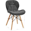Activeshop Kėdė 4Rico QS-186 Scandi Velvet Pilkas