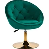 Activeshop Pasukamas fotelis 4Rico QS-BL12G Velvet Žalias