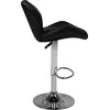 Activeshop Baro kėdė BELISSIMO ECO LEATHER CHROME Juodas