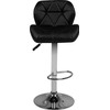 Activeshop Baro kėdė BELISSIMO ECO LEATHER CHROME Juodas