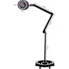 Activeshop Kosmetologinė lempa LED su lupa ir stovu ELEGANTE 60LED 5D 6W Juodas