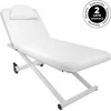 Activeshop Elektrinis masažo stalas AZZURO MASSAGE MODEL 1 MOTOR Baltas